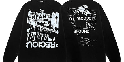 ERD Sketch Graffiti Long Sleeve T-Shirt