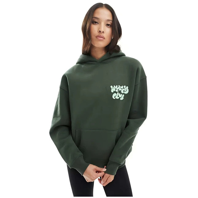 Women's Drop-Shoulder Print Hoodie