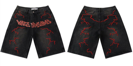 Vale Washed Denim Shorts