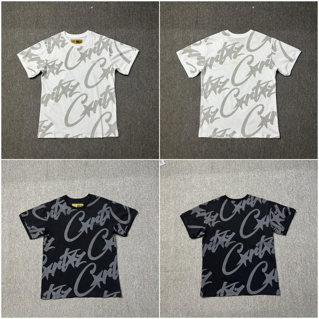 Vintage Full-Print Logo T-Shirt