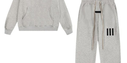 Essentials Three-Bar Fleece Tracksuit Set