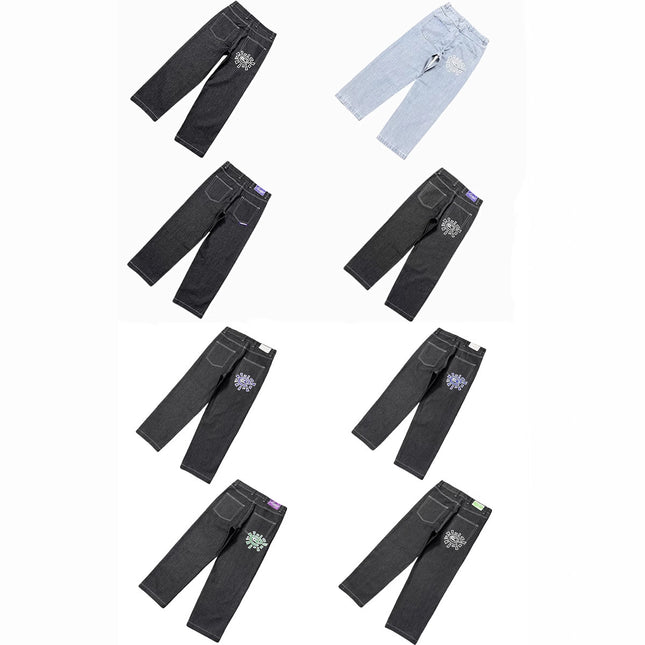 ADWYSD Sun Roll Washed Jeans