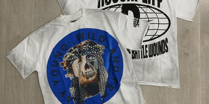 RoughPlay Distressed Rhinestone T-Shirt