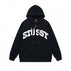 714 black zip-up shirt