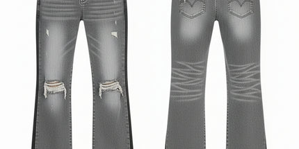 Purple Brand flare fit jeans