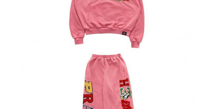 Y2K Print Tracksuit Set