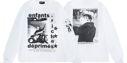 ERD Sketch Graffiti Long Sleeve T-Shirt