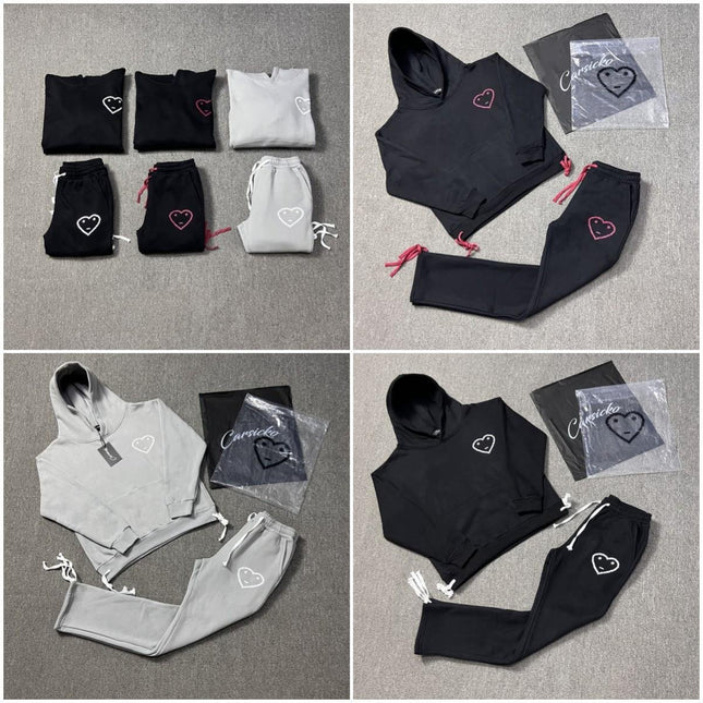 Carsicko Love Print Tracksuit Set