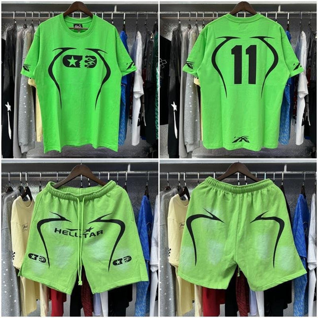 Hellstar Warm-Up T-Shirt & Shorts Set