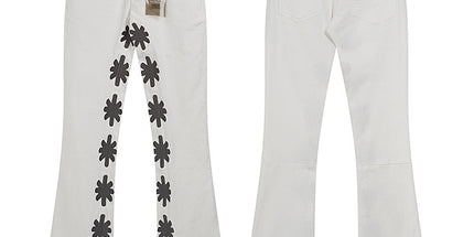 LOSTSHDWS Embroidered Bootcut Jeans