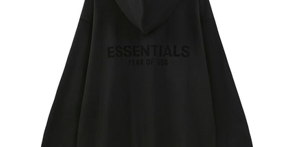 Essentials Flocked Logo Hoodie