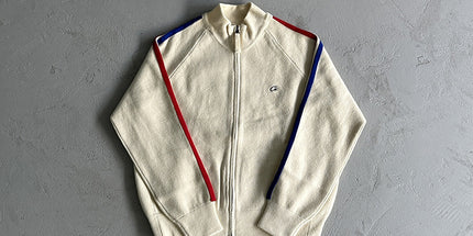Men's Drill Embroidered Knit Jacket
