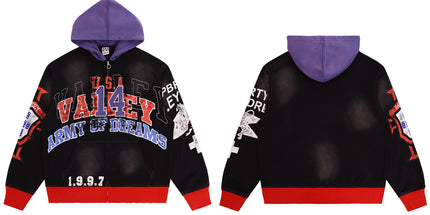 Vale Forever Cheetah Zip Up hoodie