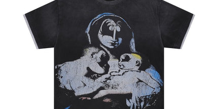 Vale Distressed Figure T-Shirt