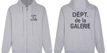 Gallery Dept Slogan Zip Hoodie