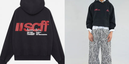 Short-Sleeve Letter Hoodie