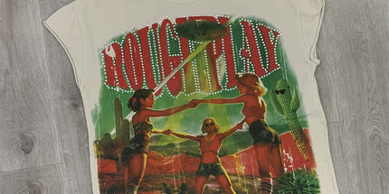 RoughPlay Rhinestone Sleeveless T-Shirt