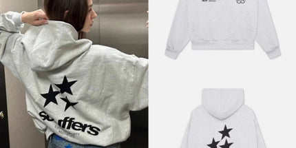 Short-Sleeve Letter Hoodie