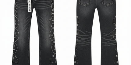 Purple Brand flare fit jeans