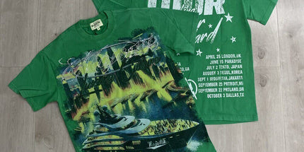 MAJESTIK vintage rhinestone casual T-shirt