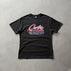 S / Pink print/black