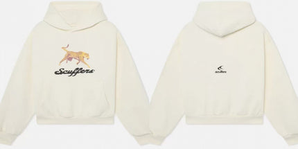 Short-Sleeve Letter Hoodie