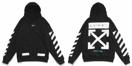 Off-White Twill Print Hoodie