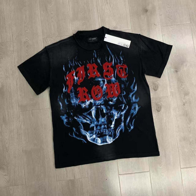 First Row Skull Graffiti T-Shirt