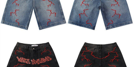 Vale Washed Denim Shorts
