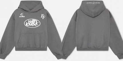 Short-Sleeve Letter Hoodie