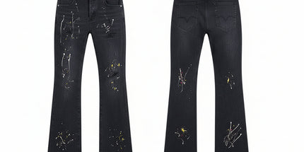 Purple Brand flare fit jeans