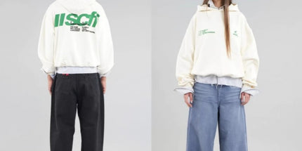 Short-Sleeve Letter Hoodie
