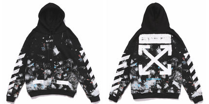 Off-White Twill Print Hoodie
