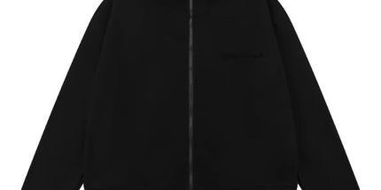 Essentials Flocked Zip Jacket