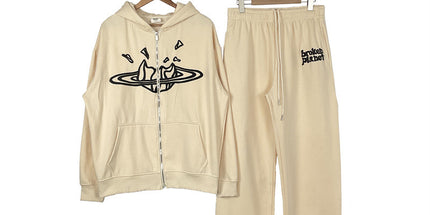 Broken Planet Foam Zip Tracksuit Set