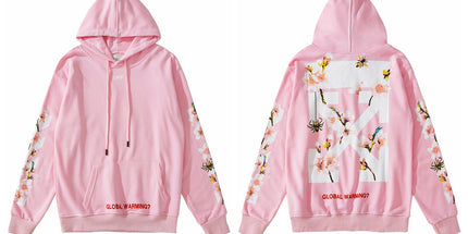 Off-White Twill Print Hoodie