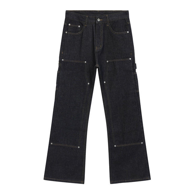 AAKAM Steve Cinch Back Denim Pants