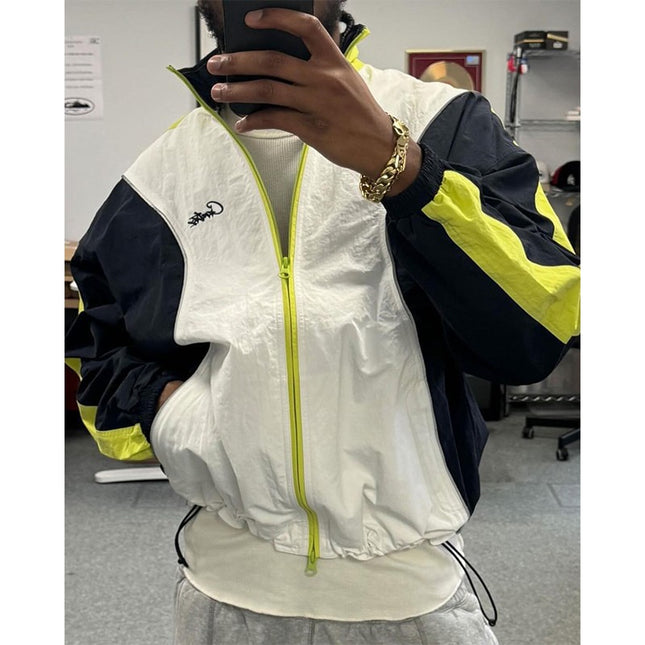 Men's Drill Reflective Hooded Jacket