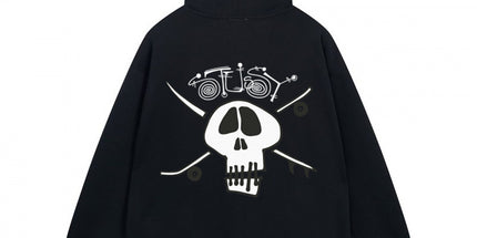 Dice Skull Zip Hoodie