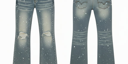 Purple Brand flare fit jeans