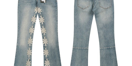LOSTSHDWS Embroidered Bootcut Jeans