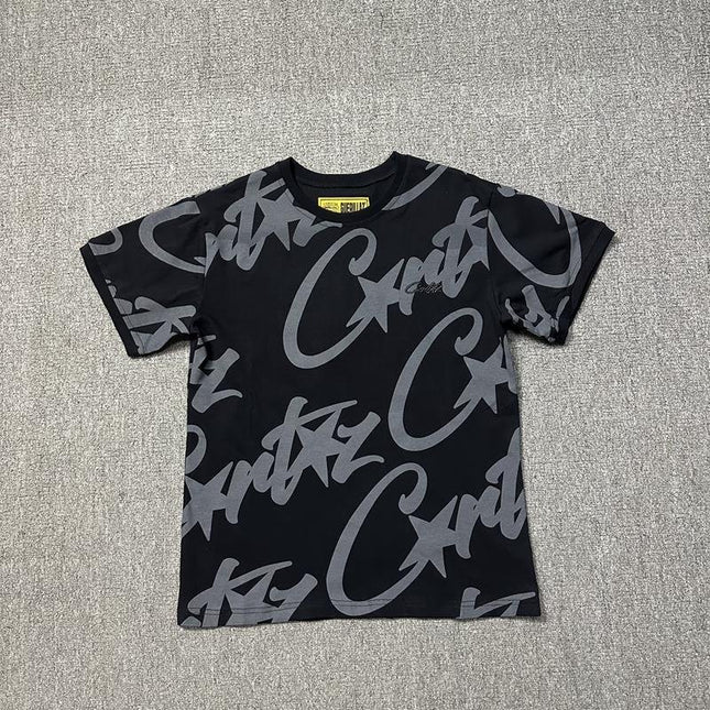 Vintage Full-Print Logo T-Shirt