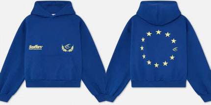 Short-Sleeve Letter Hoodie