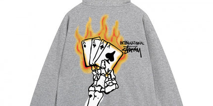 Dice Skull Zip Hoodie