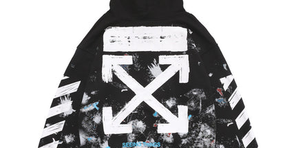 Off-White Twill Print Hoodie