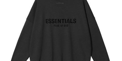 Essentials Flocked Mock-Neck Sweater