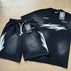 S / 6817-7811 washed black-white set