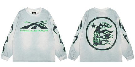 Hellstar Distressed Long Sleeve T-Shirt