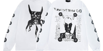 ERD Sketch Graffiti Long Sleeve T-Shirt