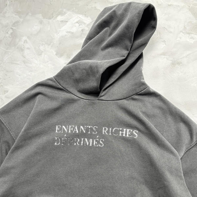 ERD Washed Letter Hoodie
